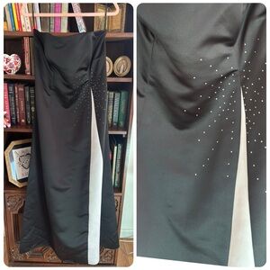 VTG Y2K Jessica McClintock  Gunne Sax Bling Whimsigoth Prom Dress SZ 13/14 S 8